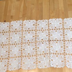 Gorgeous extra large crochet runner